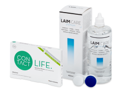Contact Life spheric (6 linser) + LAIM-CARE Linsvätska 400 ml