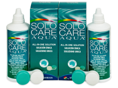 SoloCare Aqua linsvätska 2 x 360 ml 
