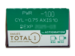 Dailies TOTAL1 for Astigmatism (30 linser)