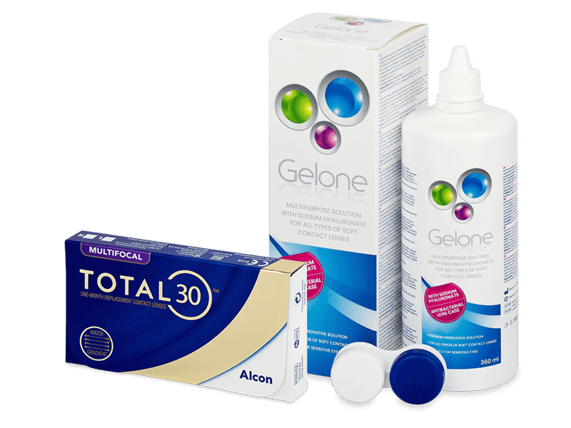TOTAL30 Multifocal (6 linser) + Gelone linsvätska 360 ml