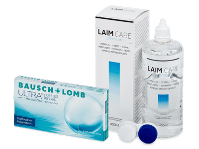 Bausch + Lomb ULTRA Multifocal for Astigmatism (6 linser) + Laim Care linsvätska 400 ml