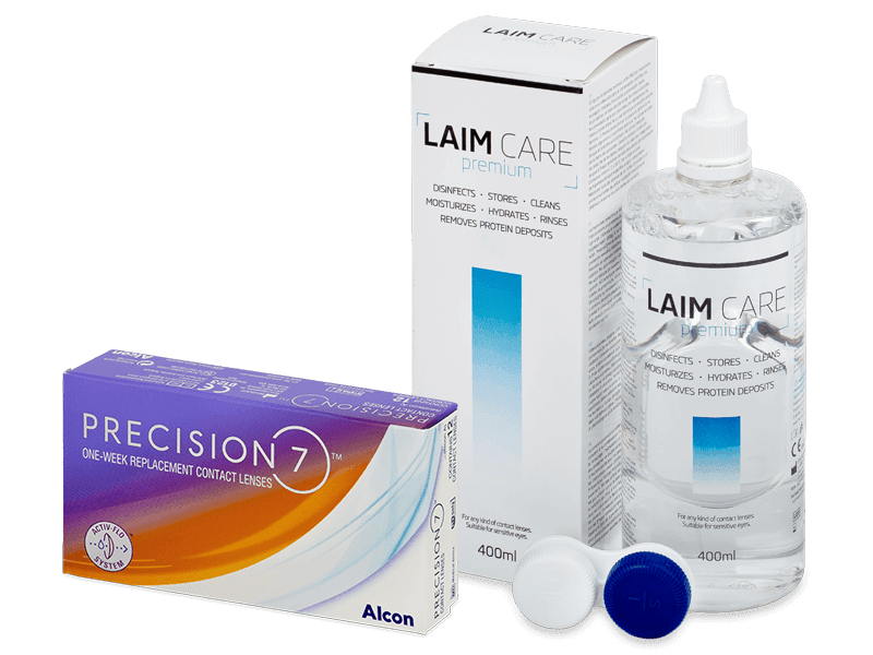 Precision7 (12 linser) + Laim Care linsvätska 400 ml