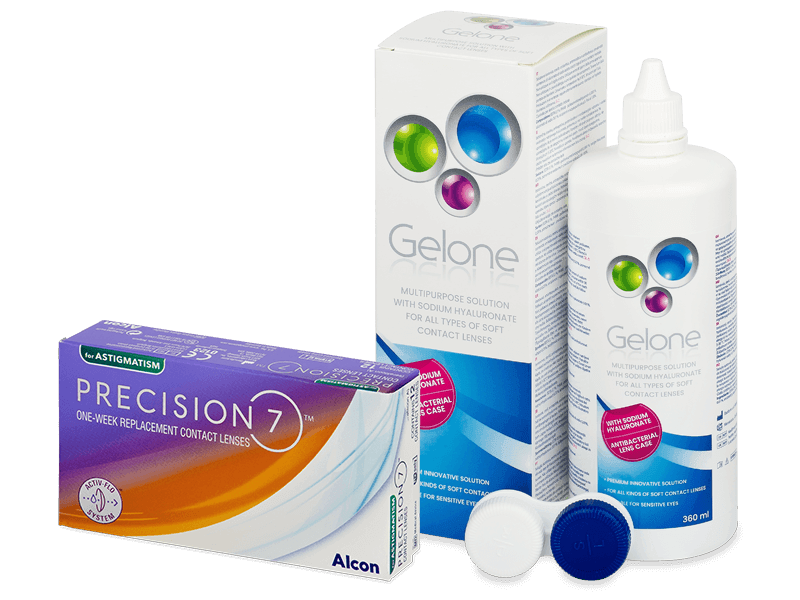 Precision7 for Astigmatism (12 linser) + Gelone linsvätska 360 ml