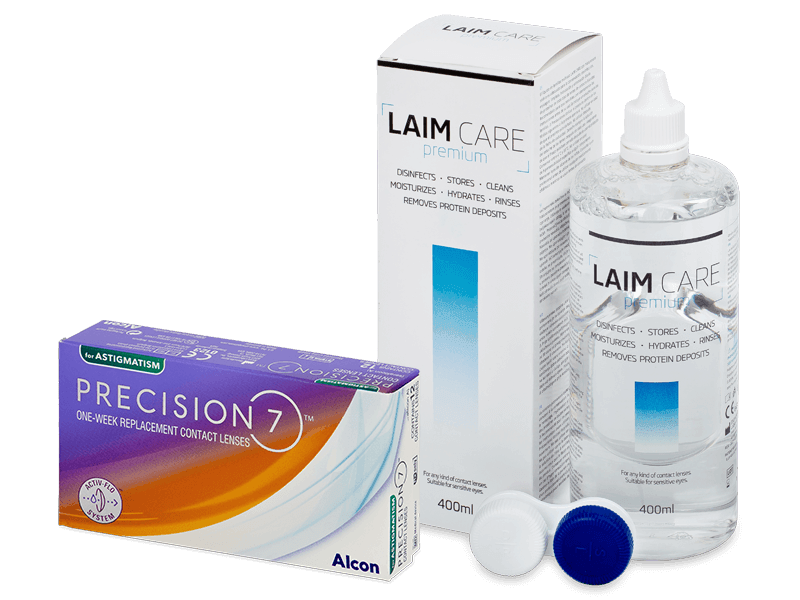 Precision7 for Astigmatism (12 linser) + Laim Care linsvätska 400 ml