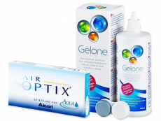 Air Optix Aqua (6 linser) Gelone linsvätska 360 ml