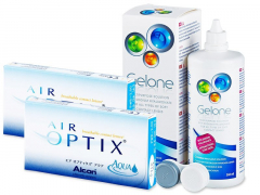 Air Optix Aqua (2x3 linser) + Gelone linsvätska 360 ml